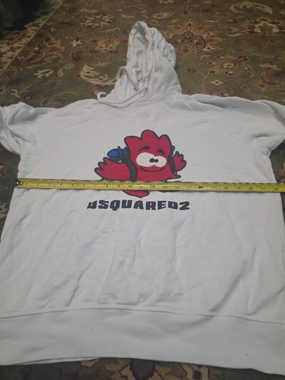 DSQUARED2 white sweat shirt logo